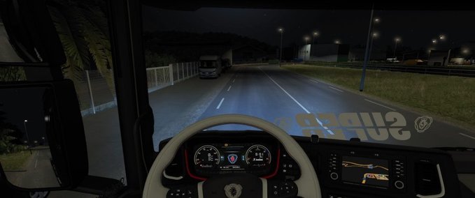 Scania Blaue Xenon Lichter für Scania NXTGN Eurotruck Simulator mod