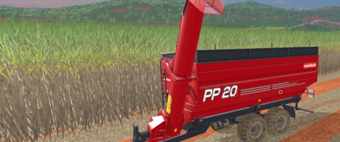Überladewagen Metaltech PP20 Zuckerrohr Landwirtschafts Simulator mod