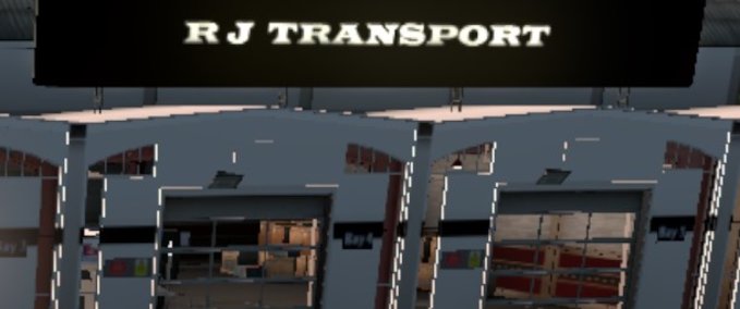 Mods RJ TRANS ATS GARAGE V1.0 (EDIT) American Truck Simulator mod