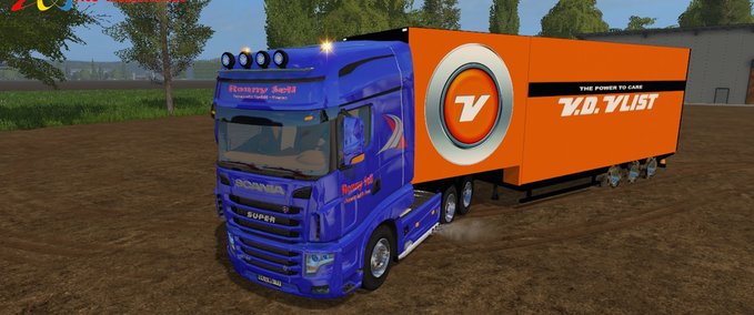 Auflieger Semi trailer van der Vlist Landwirtschafts Simulator mod