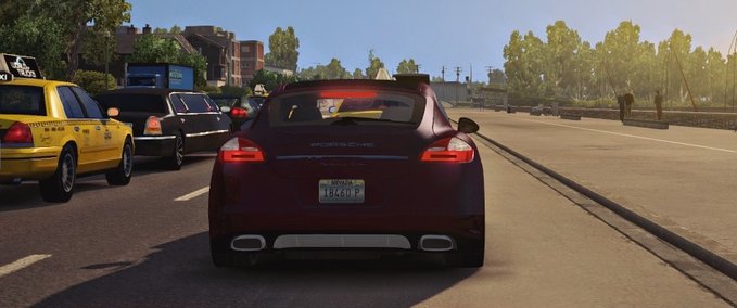 Trucks [ATS] Porsche Panamera 2010 Reworked by Gambarotto [1.29.x] American Truck Simulator mod