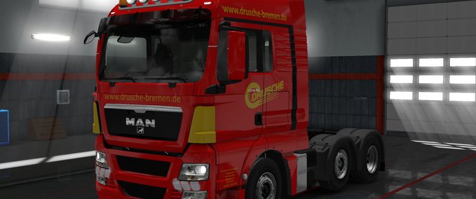 Skins MAN TGX Drusche  Eurotruck Simulator mod