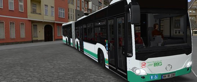 Bus Skins Barnimer Busgesellschaft mbH BBG Repaint für Hamburger Stadtgelenkbus 2012 (C2) OMSI 2 mod