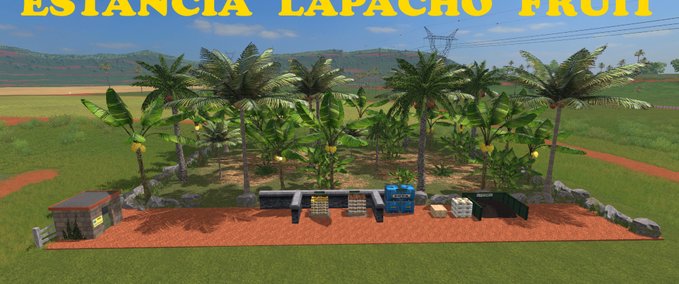 Platzierbare Objekte Estancia Lapacho Fruit Landwirtschafts Simulator mod