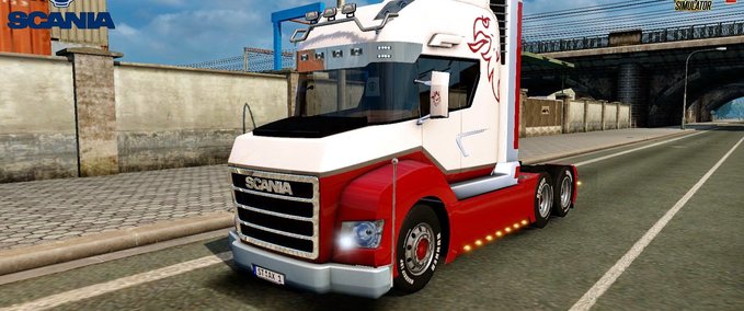Scania Scania Stax Concept Truck + Interieur v2.4 (updated) von NewS [1.30.x] Eurotruck Simulator mod