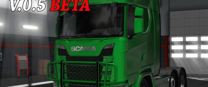 Sonstige Painted Trux Bullbar NexGen Scania S&R (BETA) Eurotruck Simulator mod