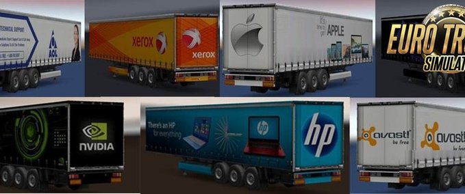 Trailer Tech Companies Trailer Package [1.30.x] Eurotruck Simulator mod