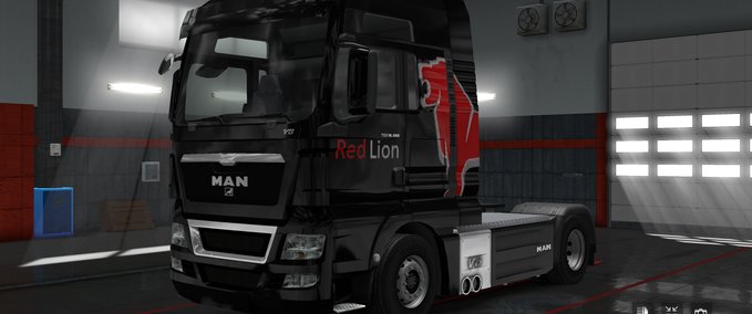 Skins MAN Red Lion Combo Skin Pack v1.0 Eurotruck Simulator mod