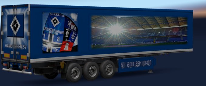 Trailer Fan Trailer Skin vom Hamburger SV [1.30.x] Eurotruck Simulator mod