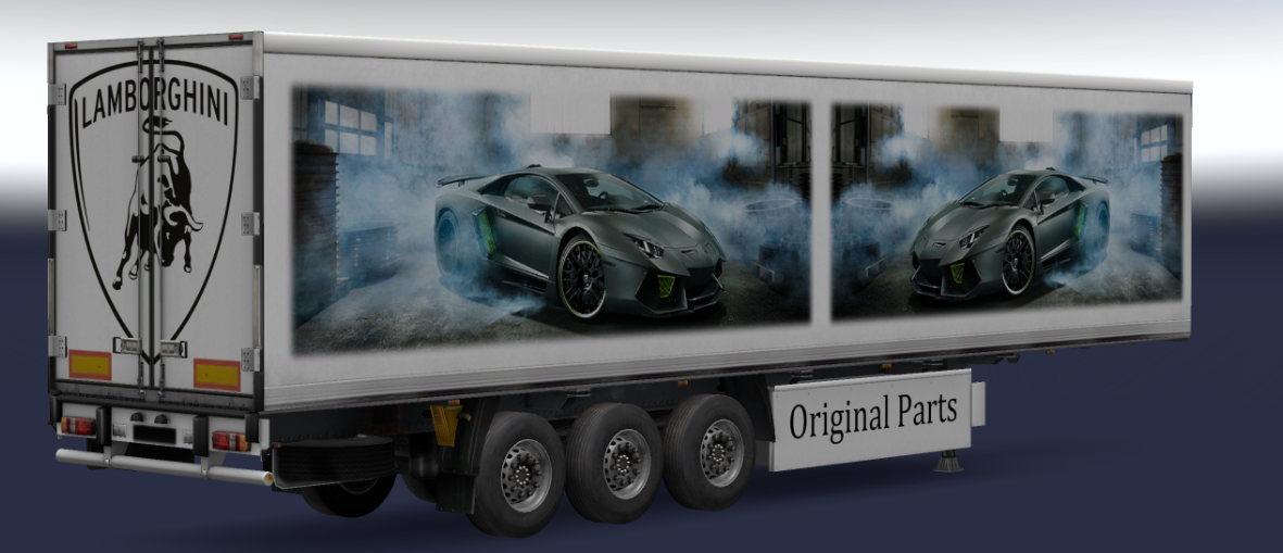 [Xelo] Lamborghini Original Parts Trailer for ETS2 [tested 1.30.x] - Thumbnail 1