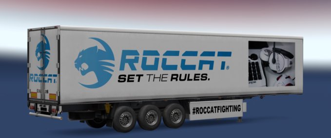 Trailer [Xelo] Roccat PC Parts Trailer Skin [1.30.x] Eurotruck Simulator mod