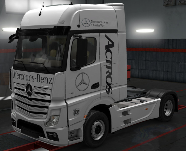 skin para mercedes actros grand truck simulator