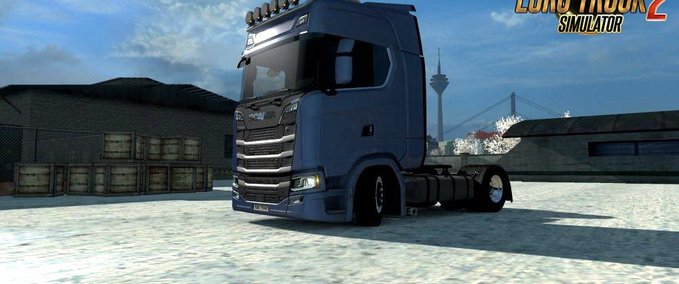 Sonstige Lowdeck Chassis for Scania S by M4RTAS (1.30.x) Eurotruck Simulator mod