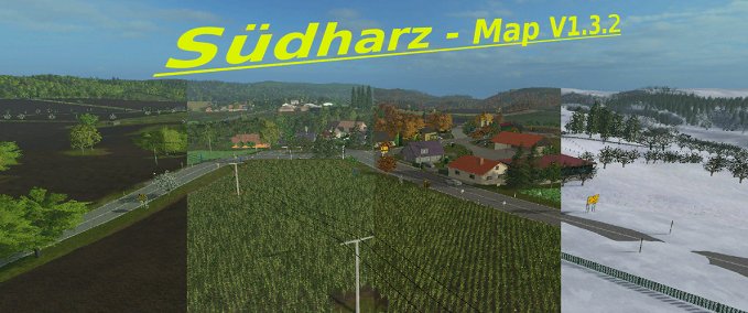 4fach Maps Südharz Map Landwirtschafts Simulator mod