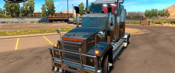Trucks Mack Titan V8 + Interieur (v1.30.x) American Truck Simulator mod