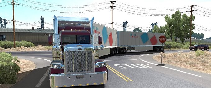 Trailer Double Trailer by Piva [1.30.x] American Truck Simulator mod
