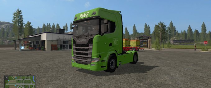 Scania S Raiffeisen version  Mod Image