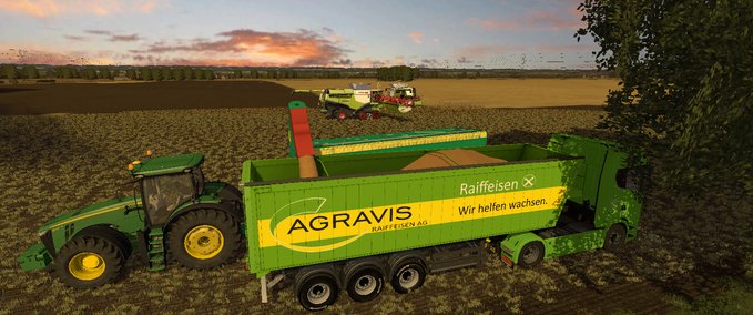 Auflieger Agrarvis Fliegl mulde Landwirtschafts Simulator mod