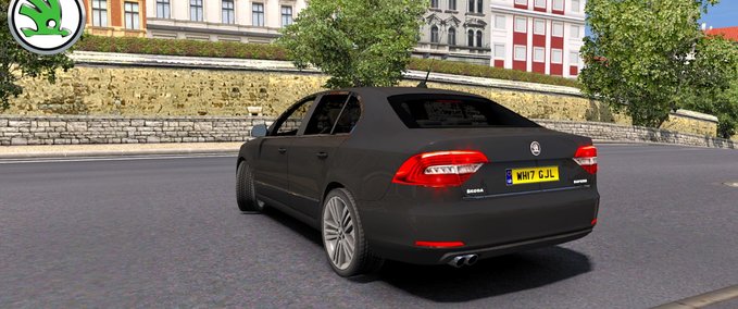 Sonstige Skoda Superb 2018 + Interieur [1.30.x] Eurotruck Simulator mod