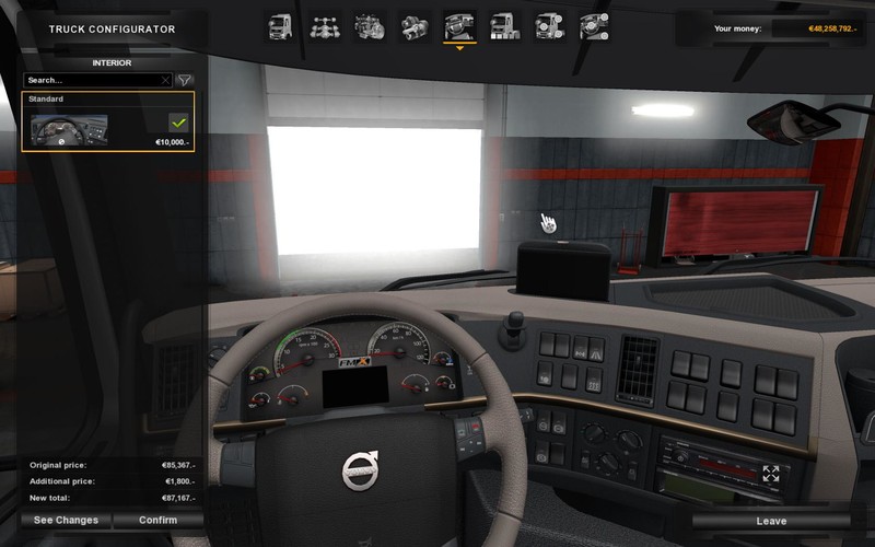 Volvo FMX 540 + Interior - ETS 2