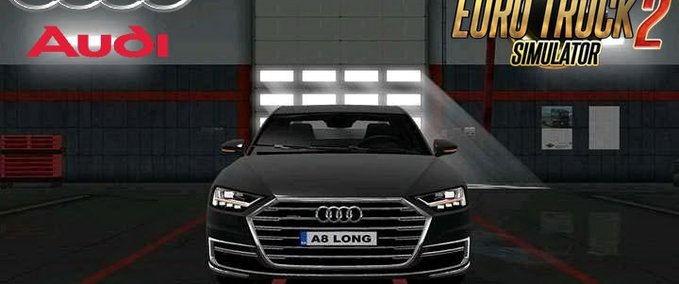 Sonstige Audi A8 Long 2018 + Interieur [1.30.x] Eurotruck Simulator mod