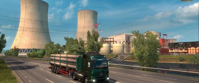 Sound BACKGROUND SOUND LONG-DISTANCE Eurotruck Simulator mod