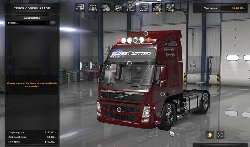 ETS2: Volvo FMX 540 + Interior v1.0 (1.30.x) v 1.0 Volvo Mod für Eurotruck  Simulator 2