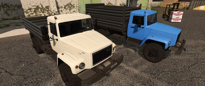 MAZ & Kamaz & Gaz GAZ-3308 "Sadko" Landwirtschafts Simulator mod