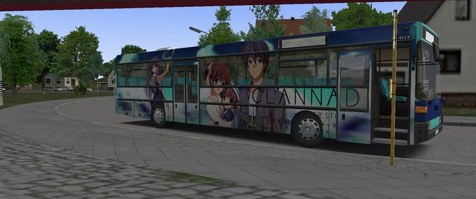 Bus Skins MB O407 Clannad Afterstory (NF) Repaint OMSI 2 mod