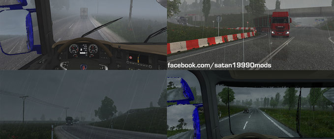 Other Shity weather Eurotruck Simulator mod