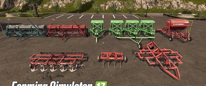 Sonstige Anbaugeräte Feldausrüstung Pack Landwirtschafts Simulator mod