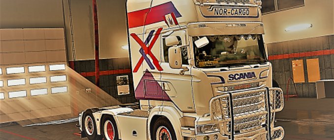 Skins Scania RJL R & S Nor Cargo Skin Eurotruck Simulator mod