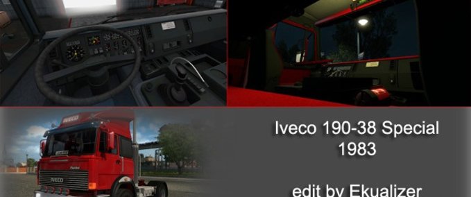 Iveco Iveco 190-38 Special Turbo + Interieur von Ekualizer (1.30.x) Eurotruck Simulator mod
