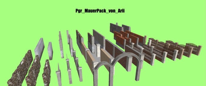 Objekte Pgr_Mauer_Pack Landwirtschafts Simulator mod