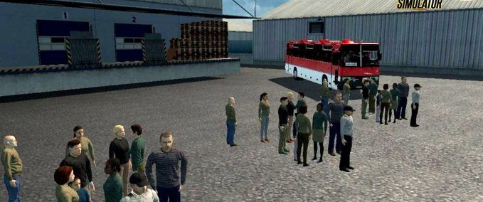 Sonstige Bus Ikarus 250-59 + Interieur + Passagiere (Upd. 24.02.18) überarbeitet von Nikola [1.30.x] Eurotruck Simulator mod