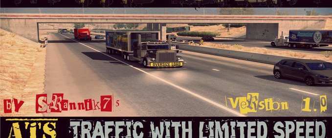 Mods [ATS] Erhöhtes Verkehrsaufkommen von Strannik75 [1.30.x] American Truck Simulator mod