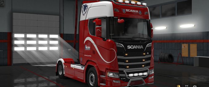 Skins Scania S 2016 Inter-Logistic skin Eurotruck Simulator mod