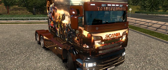 Skins Scania Longline TransformerEdition Eurotruck Simulator mod
