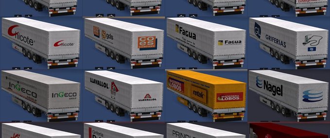 Trailer Anhänger bekannter Baufirmen [1.30.x] Eurotruck Simulator mod