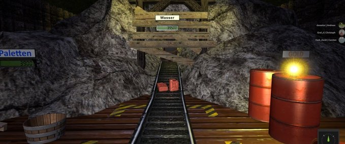 Placeable Objects gold mine Farming Simulator mod