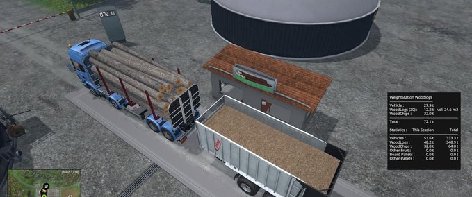 Platzierbare Objekte Weight Station For Wood Logs Placeable Landwirtschafts Simulator mod
