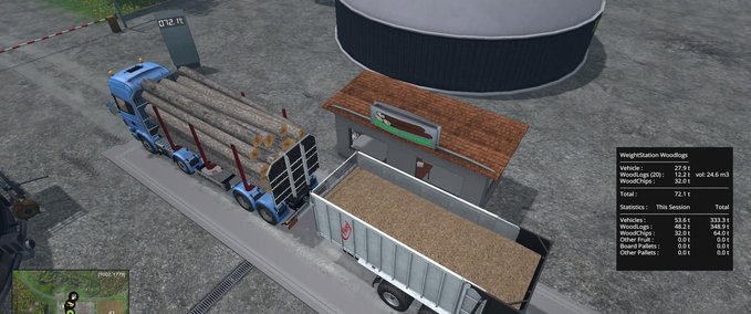 Placeable Objects Weight Station For Wood Logs Placeable Farming Simulator mod