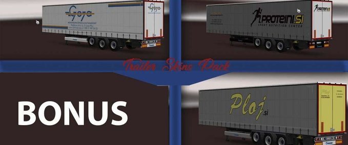 Trailer Anhängerpaket aus Slowenien [1.30.x] Eurotruck Simulator mod