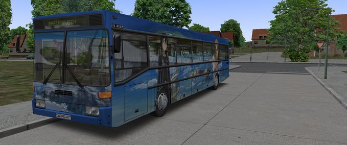 Bus Skins MB O407 Sword Art Online repaint OMSI 2 mod