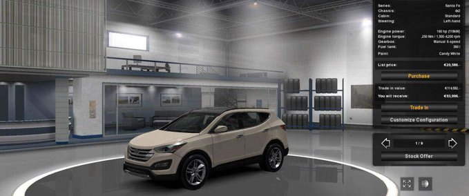 Sonstige Hyundai Santa Fe [1.30.x] Eurotruck Simulator mod