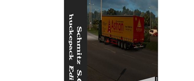 Trailer Schmitz Huckepack Curtain [1.30.x] Eurotruck Simulator mod