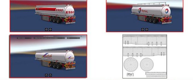 Trailer Treibstoff Zisterne (upd. 14.03.18) [1.30.x] Eurotruck Simulator mod