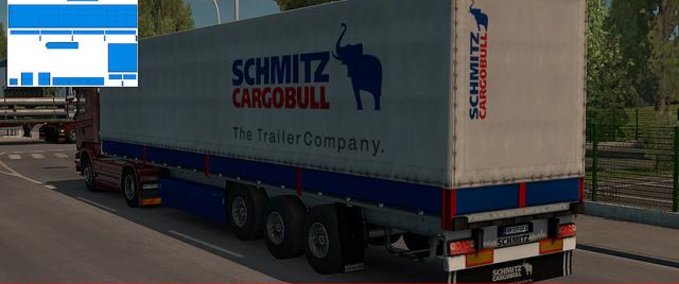 Trailer Schmitz Anhänger + Kriistof Skins [1.30.x] Eurotruck Simulator mod