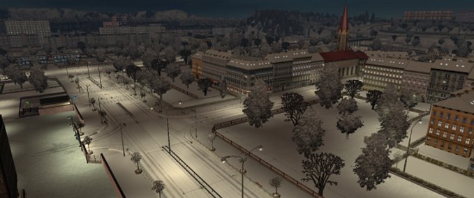 Sonstige Winter Mod von zukiko + alle Addons (1.30.x) Eurotruck Simulator mod