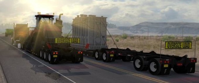 Mods [ATS] Doubles/Triples/Heavy Trailers in Traffic [1.30.x] American Truck Simulator mod